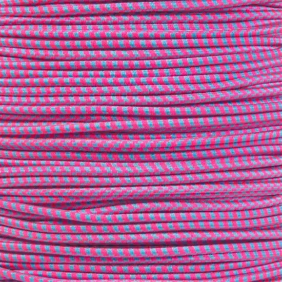 Kitcheniva Shock Cord Nylon Jack With Rubber Core Stretch Line 10FT Cotton candy {1}