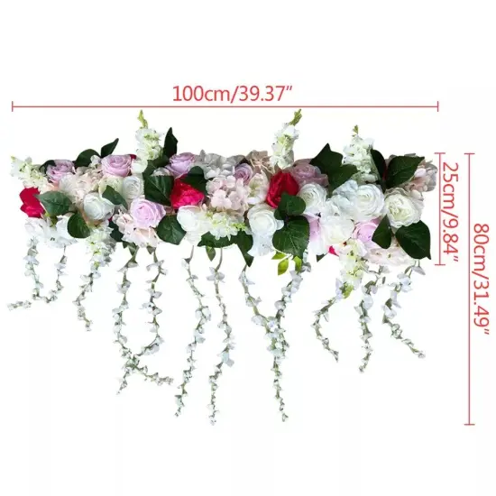 100cm Artificial Rose Wall Background {3}