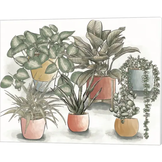 The Great Indoors by Heidi Kuntz 20" x 16" Canvas Wall Art {1}