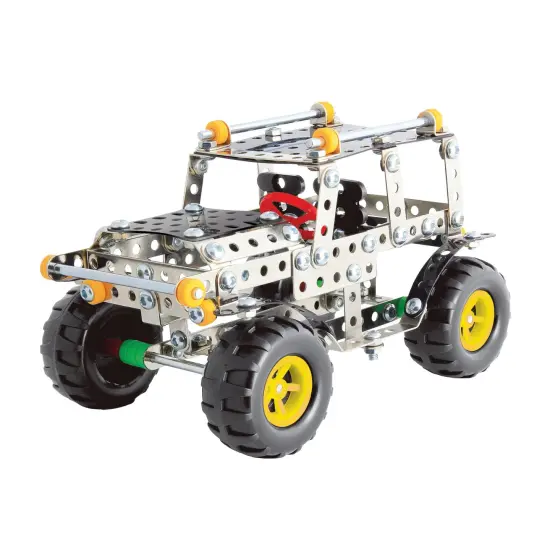 Schylling Steel Works Classic Steel Construction 4 x 4 Starter Set 350 Pieces {4}