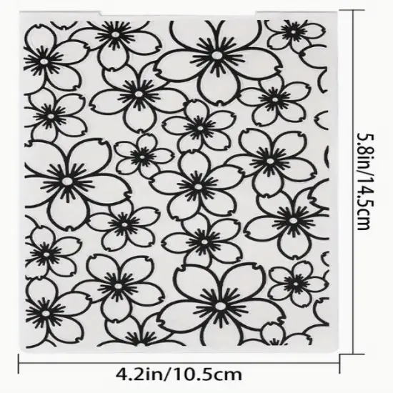 Flower Plastic Folder Embosser Fondant Embosser Paper Embosser {5}
