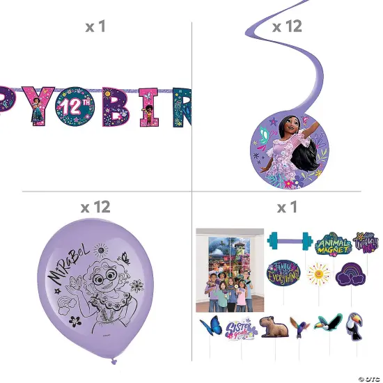 Disney's Encanto Birthday Party Decorating Kit 41 Pc. {3}