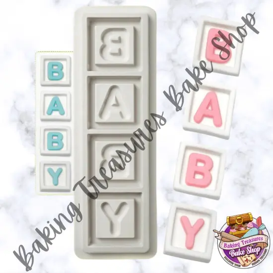 BABY BLOCKS SILICONE MOLD {2}