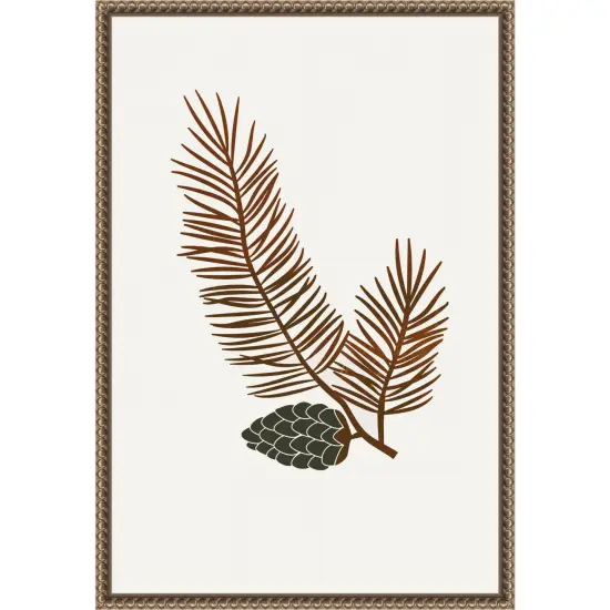 Pine by KubistikaFramed Canvas Wall Art {1}