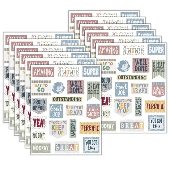 Classroom Cottage Stickers, 120 Per Pack, 12 Packs {1}