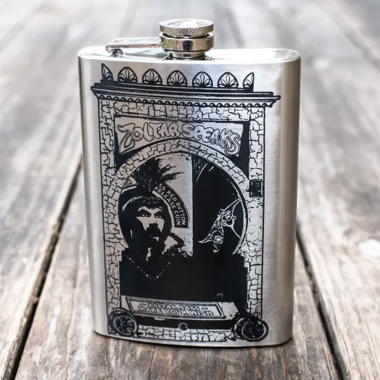 8oz Zoltar Speaks Stainless Steel Flask {3}