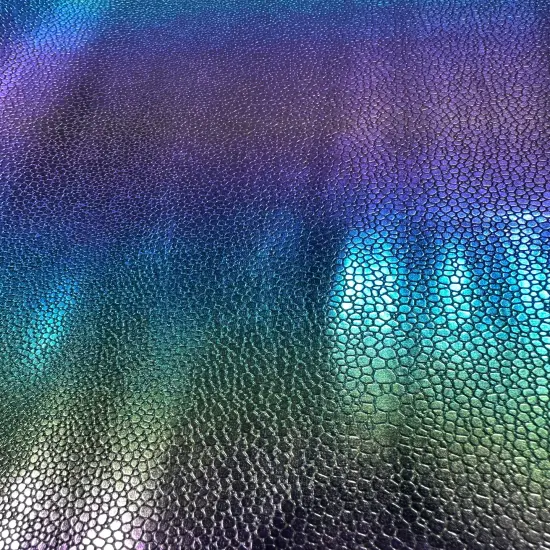 Prismatic Rainbow Scales Textured Vinyl {2}