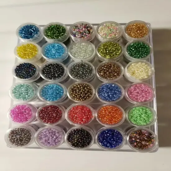 30 Full Cylinders of 2mm Seed Beads {5}