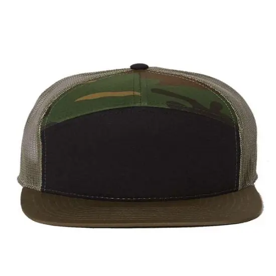 Richardson&reg; Seven Panel Trucker Cap Caramel {5}