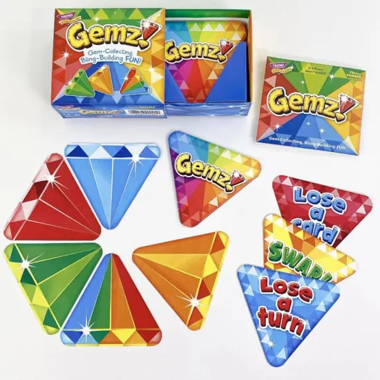Gemz!&trade; Three Corner&trade; Card Game, Pack of 3 {3}
