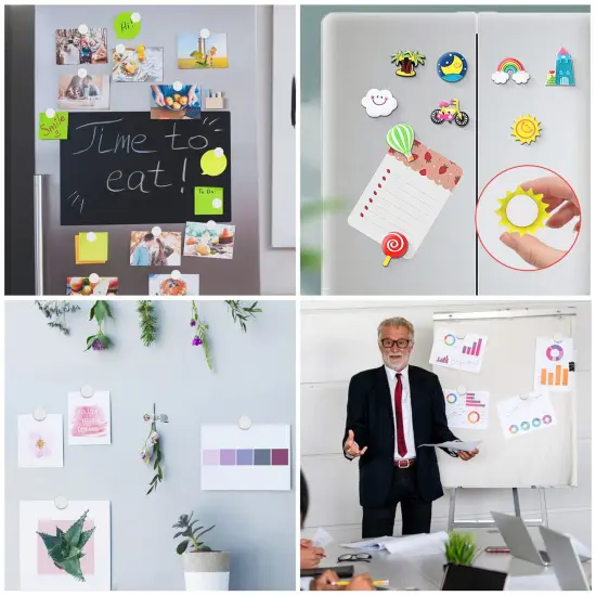 50 Pieces Refrigerator Magnets , 10x3mm Tiny Round Disc Small, Muti-use Premium Neodymium Fridge Magnets Rare Earth, Whiteboard Magnets for Crafts, DIY, Office, Dry Erase Board. {3}