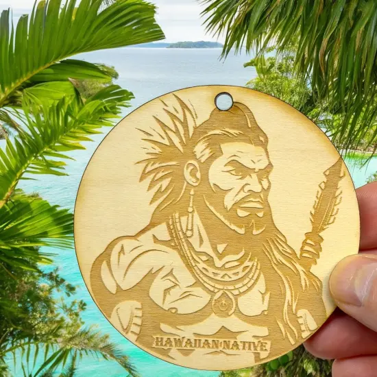 Ornament - Hawaiin Native Raw Wood {5}