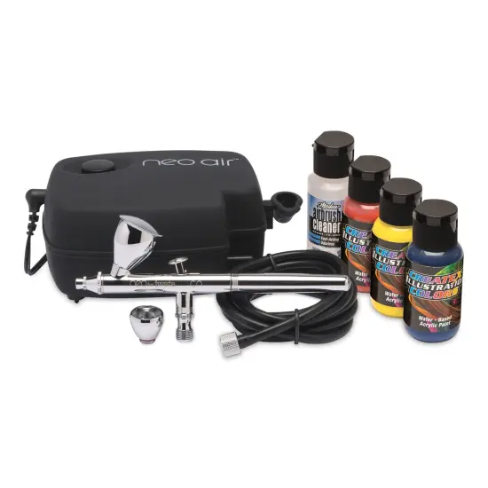 Neo for Iwata Gravity-Feed Airbrushing Kit {2}