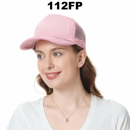 Richardson&reg; Five Panel Trucker Cap Chocolate/ Birch {3}