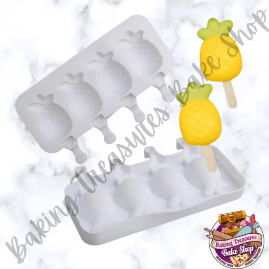 Pineapple Cakecsicles/Popsicles Mold {5}