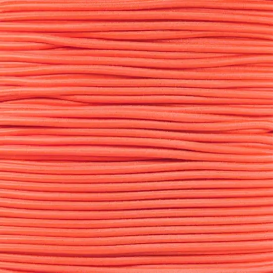Kitcheniva Shock Cord Nylon Jack With Rubber Core Stretch Line 10FT Neon orange {1}