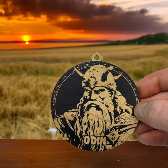 Ornament - Black - Odin {5}