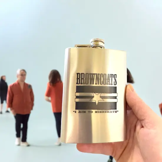 8oz Browncoats Stainless Steel Flask {5}
