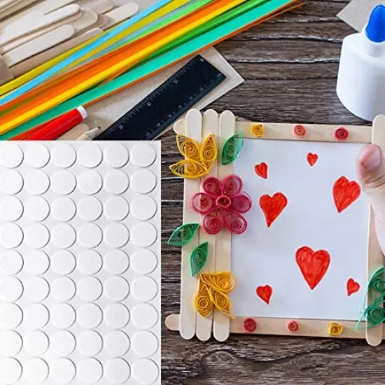 350 Pieces Clear Sticky Tack Adhesive Poster Tacky Putty Removable Round Putty Double-Sided Round No Traces Adhesive Sticke for Festival Decoration {5}