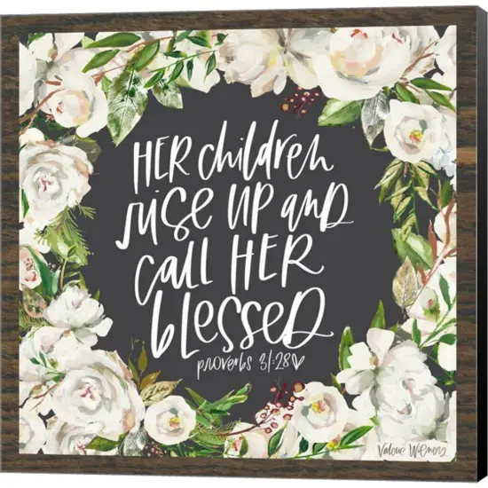 Her Children by Valerie Wieners 12" x 12" Canvas Wall Art {1}