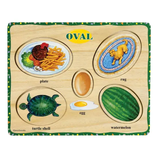 Puzzleworks Self-Correcting Shapes Puzzles - Set of 6 {7}