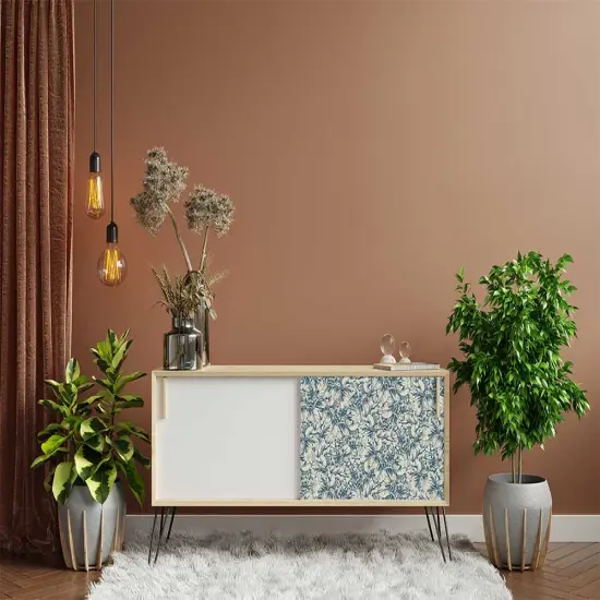 A1 Decoupage Fiber - Blue Wallpaper - 1 sheet, A1 size {2}