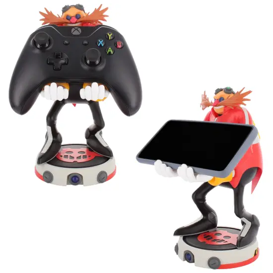 Exquisite Gaming: Sonic The Hedgehog: Dr. Eggman - Cable Guys Original Controller & Phone Holder, Collectible Device Stand, Officially Licensed Figure {7}