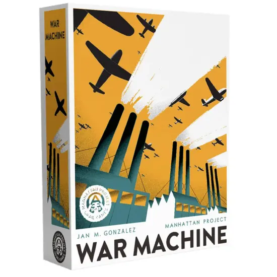 Matagot: Manhattan Project: War Machine - Strategy Board Game, Grow & Develop A Nation, Building & Resource Management, Age 12+, 1-4 Player, 30-60 Min {1}