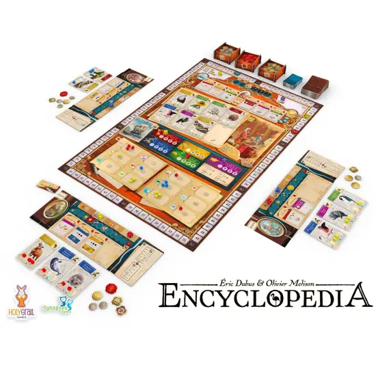 Encyclopedia - Dice Based Worker Placement Board Game, Holy Grail Games, Ages 14+, 1-4 Players {3}