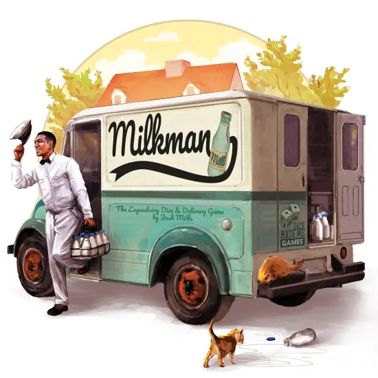 Dice Hate Me Games: Milkman - Set Collection Dice Game, Pick-Up & Deliver Strategy Game, Cow Dairy Farm Theme, Family Ages 10+, 2-4 Players, 30+ Min {3}