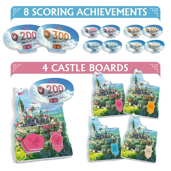 Mighty Boards: Rebirth - Tile Laying Board Game, Double-Sided Board Scotland-Ireland, Eurogame Set In A Lush & Hopeful Future, Age 10+, 2 to 4 Players {6}