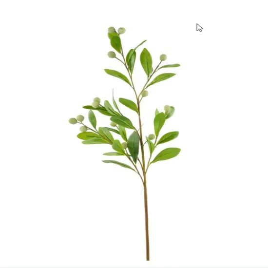 32" Artificial Spring Berry Spray | Faux Greenery Stem for Floral Arrangements & Home Decor (FG659809) {1}