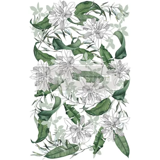Decor Transfers&reg; - Peaceful Garden - total sheet size 24"x35", cut into 2 sheets {1}