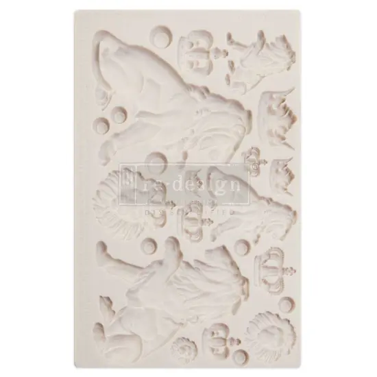 Finnabair Moulds - Regal Lions - 1 pc, 5"x8"x8mm {2}