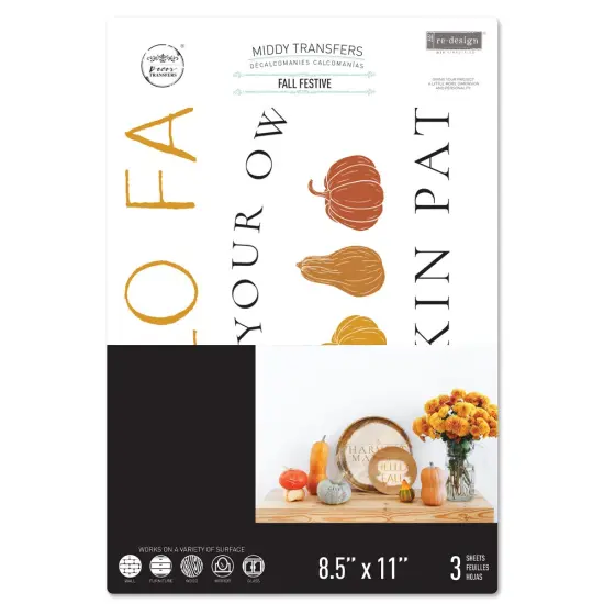Decor Transfers&reg; 8.5x11 - Fall Festive - 3 sheets, 8.5"x11" {2}