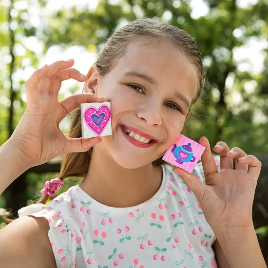 4M: Magnetic Mini Tile Art - DIY 12 Fridge Magnets Kit, Paint Masterpieces On 2x2" Tiles, All-In-1 Arts & Craft Set, Paint Strip & Brush, Kids Ages 8+ {7}