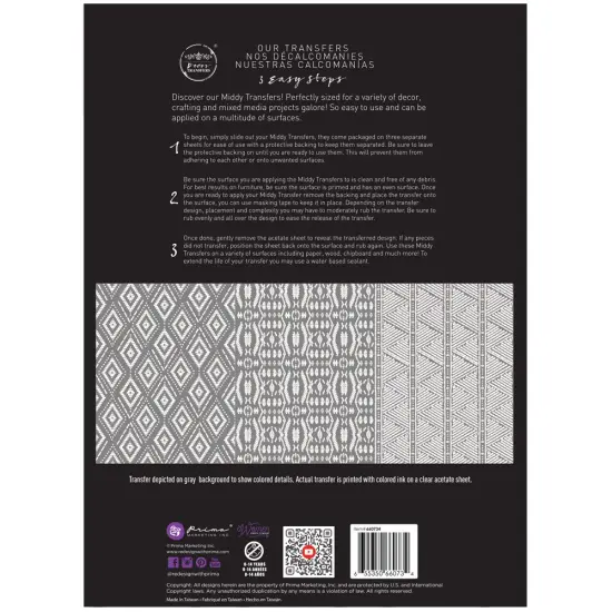 Middy Transfers&reg; - Woven With Love - 3 sheets, 8.5"x11" {4}