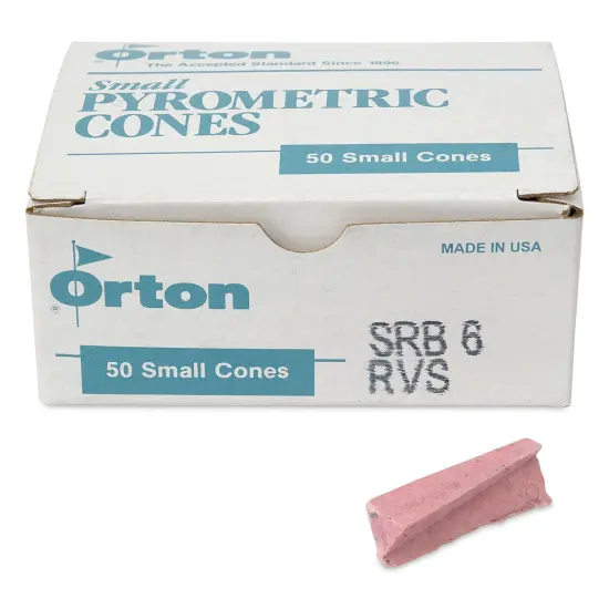 Orton Small Pyrometric Cones, Cone 6 - Box of 50 {1}