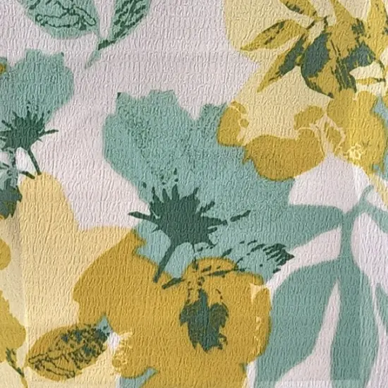 1 Yard Poly Bubble Textured Green Fabric 58/60" Wide, Lightweight & Crinkle Woven Material {3}