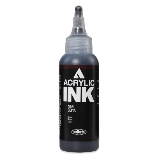 Holbein Acrylic Ink - Sepia, 100 ml {1}