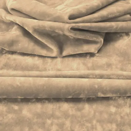 1 Yard Stretch Velvet Crushed Wood Fabric, 58/60" Width, Apparel Textile {1}