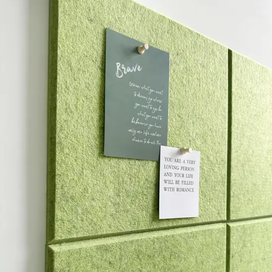48"x36"-12 Pack Felt Wall Tiles with 35 Push Pins, Thicker 0.47in, Felt Bulletin Board {4}