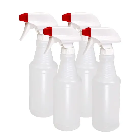 4 Pack 16 Oz Plastic Spray Bottles {1}