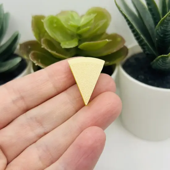 3D Lemon Meringue Pie Charms, 25x19mm {4}