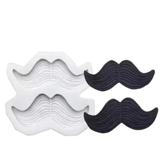 Moustache Father's Day Silicone mold {1}