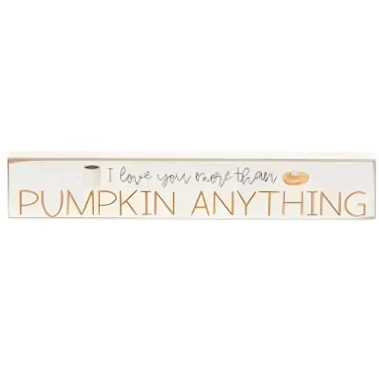 Wood Mini Fall Quote Blocks with Pumpkin Pie Designs 3 Asstd. {4}