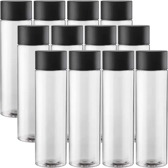 12-pack Bulk Empty Plastic Juice Bottles Reusable Water Bottles {1}