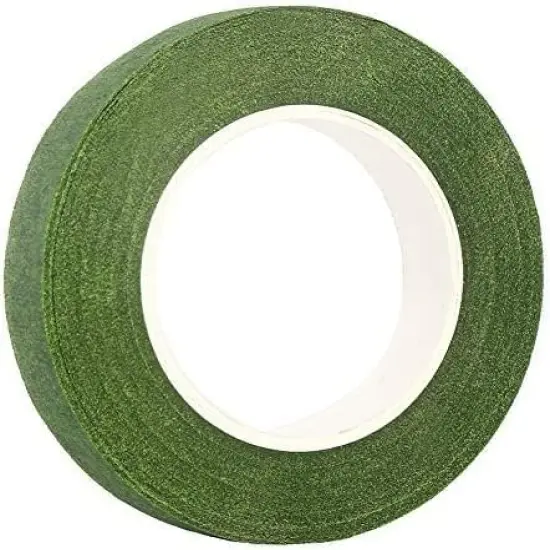Wide Dark Green Floral Tapes for Bouquet Stem Wrapping and Floral Crafts Supply {1}
