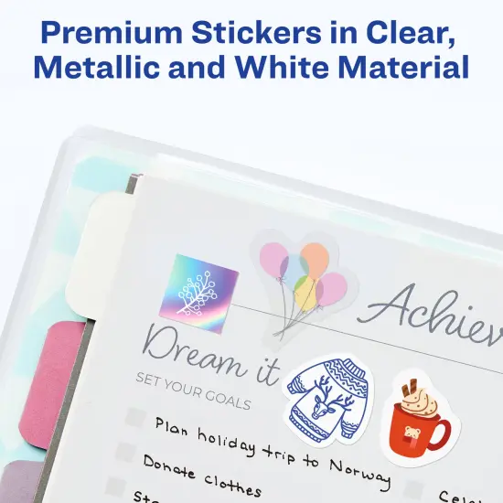 Avery Holidays and Seasons Planner Sticker Pack with Christmas Stickers, Thanksgiving Stickers, and Other Holiday Stickers, 15 Sticker Sheets, 571 Planner Stickers (6776) {5}