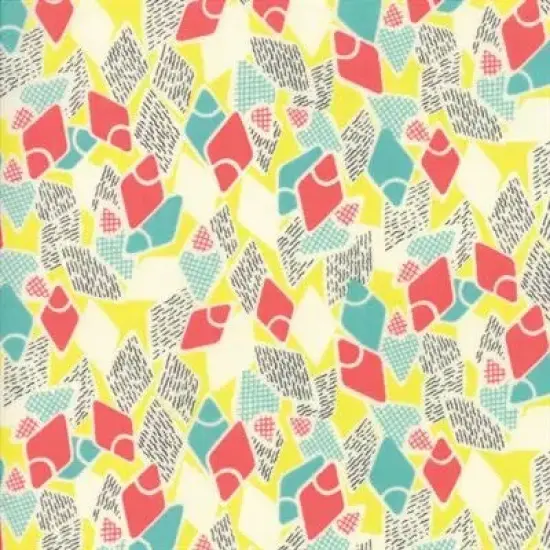 Multi Remix Cream 44"/45" Fabric Per Yard {1}